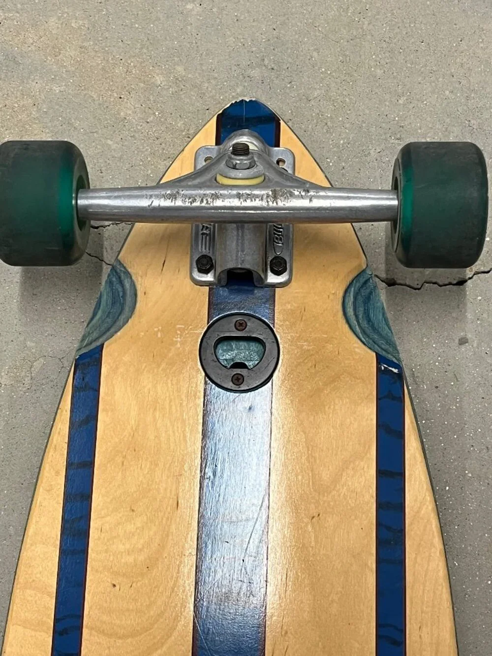 Santa Cruz Mahaka Blue Cruzer Pintail Complete Longboard